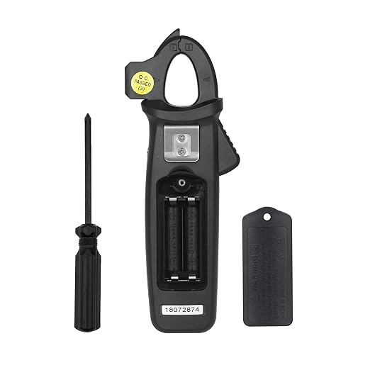 BSIDE DC Current Clamp Meter 6000 Counts Digital Multimeter Amp Continuity Ohm Hz Live Check V-Alert Voltage Tester with Back Clip