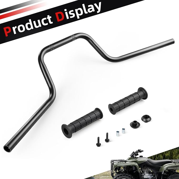 Heavy Duty Handlebar w/Grips Assy For Honda 2005 TO 2007 FourTrax Recon 250 TRX250 TE/TM 53100-HM8-B00