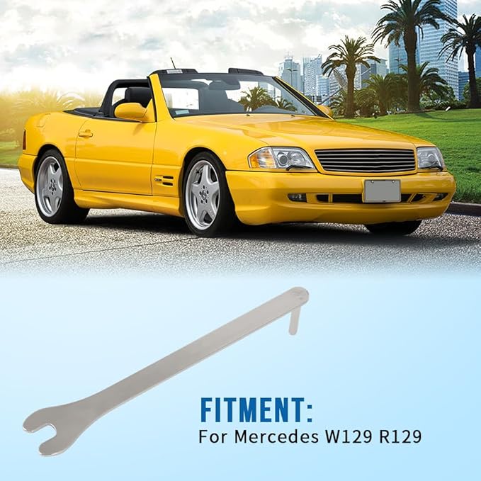 motoparty Soft Top Hand Operated Manual Override Tool for Mercedes W129 R129 Replace for OEM Number A1295810066 Made of Stainless Steel
