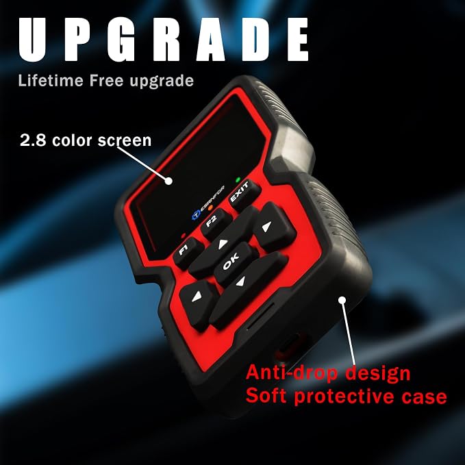 OBD2 Scanner Code Reader Car Diagnostic Tool Engine Fault Code Reader CAN Scan Tool for Check Engine Light Universal for All OBD II Protocol Cars After 1996