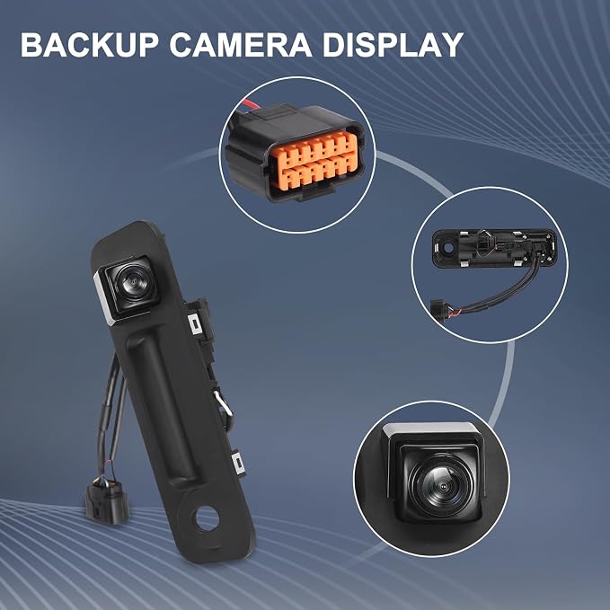 Rear View Back up Camera Parking aid Assist Camera Compatible with Hyundai Sonata 1.6L 2.4L 2.0L 2015 2016 2017 Replace OE# 95760-E6201 95760E6201 95760E6100