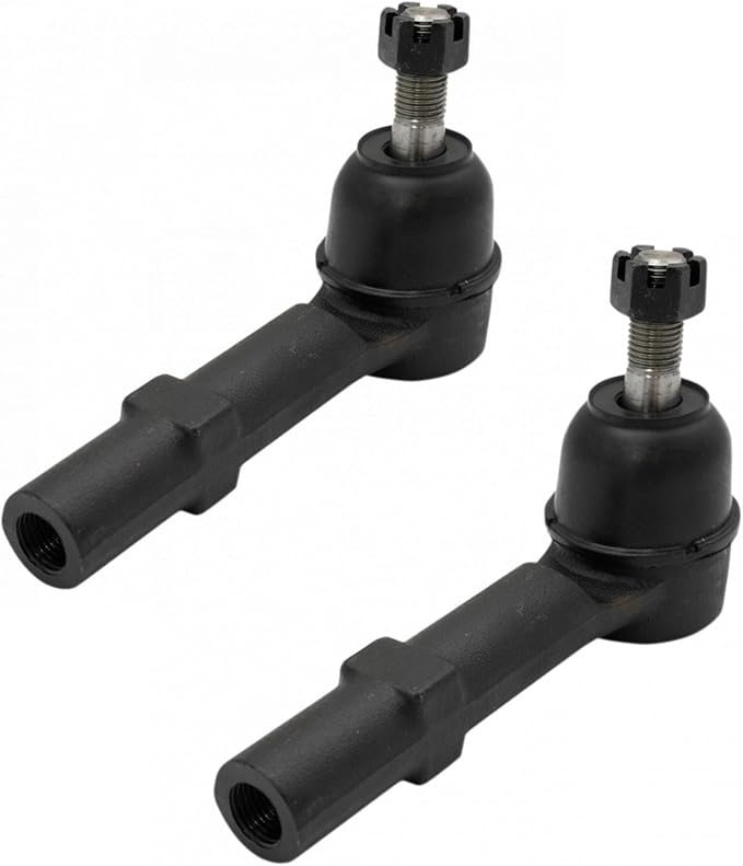 TRQ Outer Driver and Passenger Side Tie Rod Set 2 Piece Compatible with 07-14 Cadillac Escalade ESV 07-13 Cadillac Escalade EXT 07-14 Chevrolet Suburban 1500 07-14 GMC Yukon XL 1500