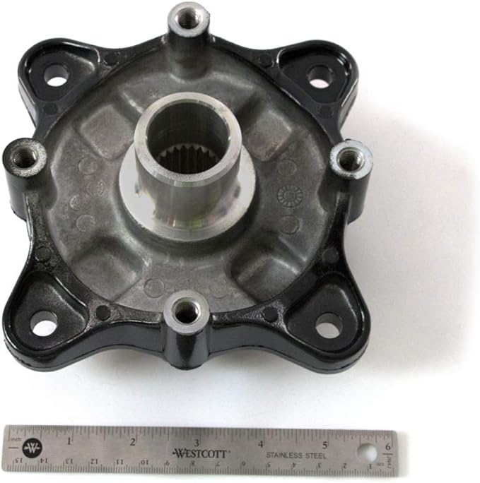 Polaris Rear Wheel Hub, Machined, Black, for RANGER Models - 5143629-067