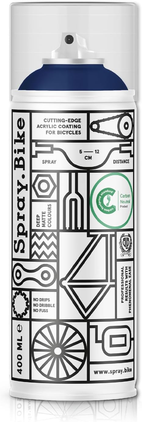 Spray.Bike Spray Paint | Designed Mainly for Bicycles | Multi-Use Acrylic Spray Paint for Metal, Plastic | High Coverage Bike Paint, 400ml, Humber