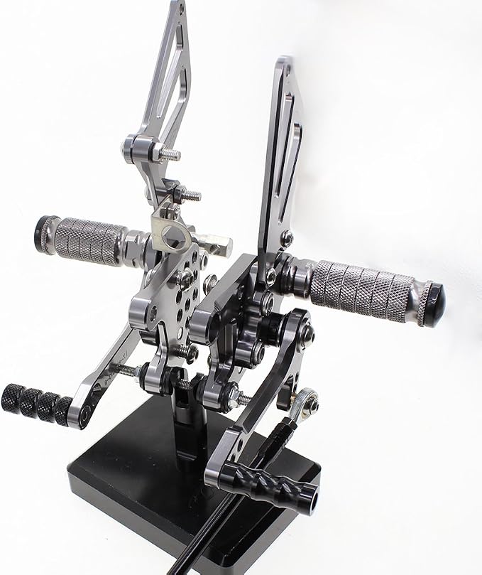 Sunrivery Motorcycle Rearsets Footpegs For GSXR750 GSX-R600 1996-2005,SV650/SV650S SV1000/S 1998-2014,GSXR1000 2000-2004