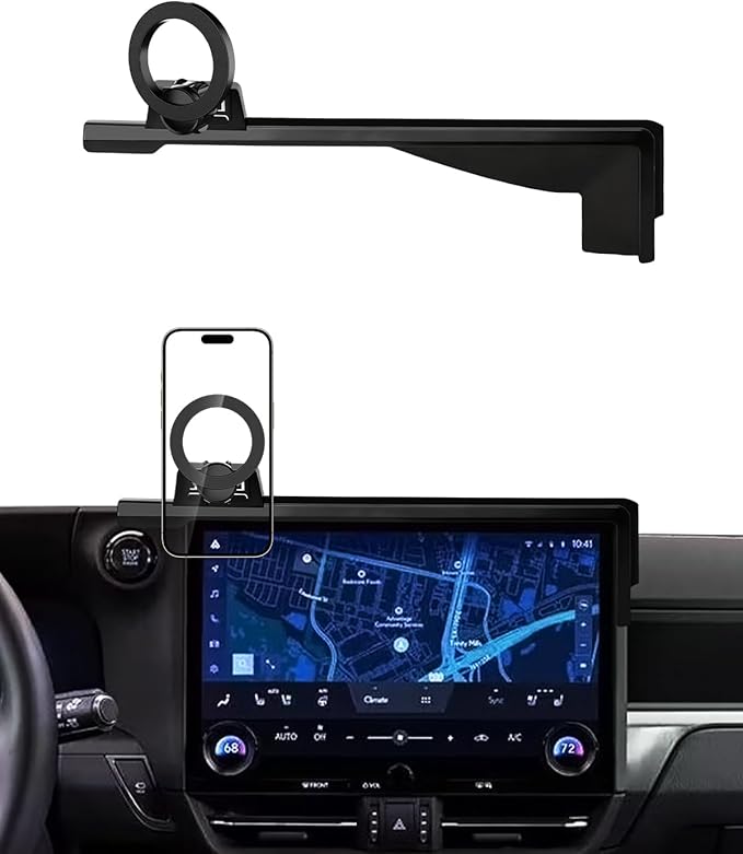 PZK Car Phone Holder for Lexus GX 2024 2025 2026 Accessories 14-Inch Screen Fixed Clip, Car Phone Mount Compatible with Magsafe Super Magnetic 360° Rotation Not Affect Vent Phone Cradles
