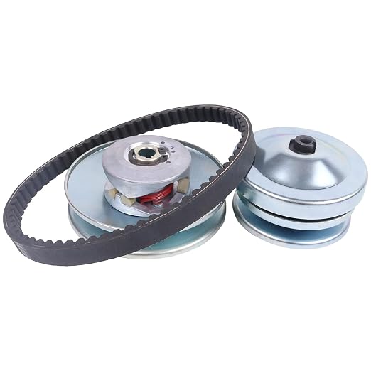 AIVWUMOT 30 Series Rear Clutch Drive Belt & Pulley Compatible with Coleman KT196 CK196 196cc Go Kart Torque Converter