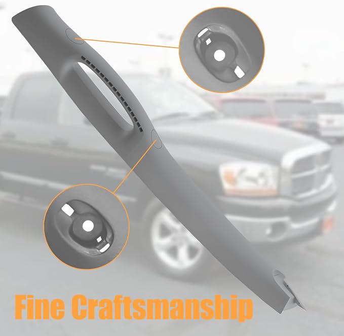 mexfitting Handlebar for Dodge Ram 1500/2500/3500 Pickup (2002-2010) - A-Seat F250 Gray Pair