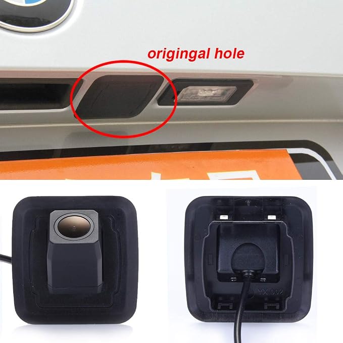 1280x720pixel 1000 TV Lines Car Rear View Camera License Plate Backup Camera for BMW 3/5/ 7 Series 118 316 318 320 325 328Li 120i 330 335 320i 330i 335i 520 523 530 X1 X5 X6 X3 18i 20i 25ix 28ix