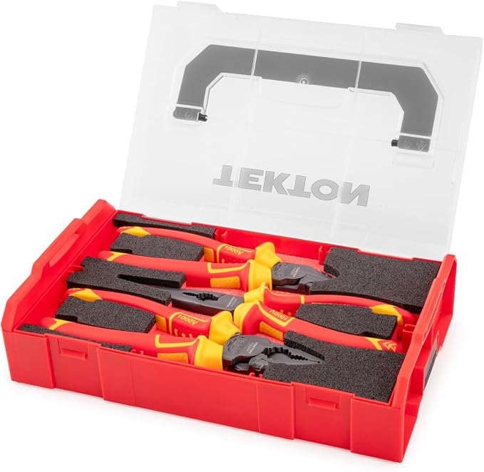 TEKTON Insulated Pliers Set, 3-Piece | PLR96002