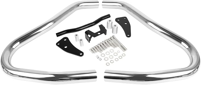Highway Crash Bar Engine Guard Compatible with BMW R18 R18B Classic R 18 2020 2021 2022(Chrome)