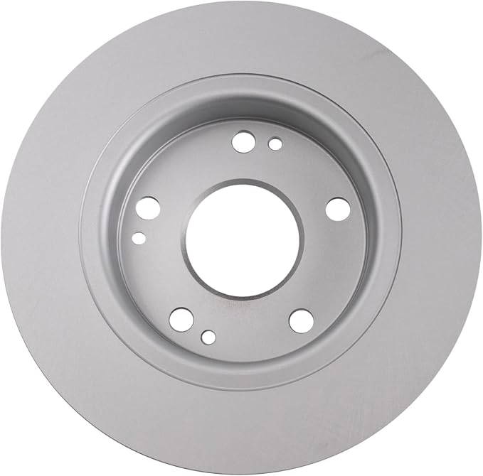 TRQ Rear Brake Rotor Set G Coated Solid Compatible with 2016-2024 Honda Civic 2019-2022 Insight