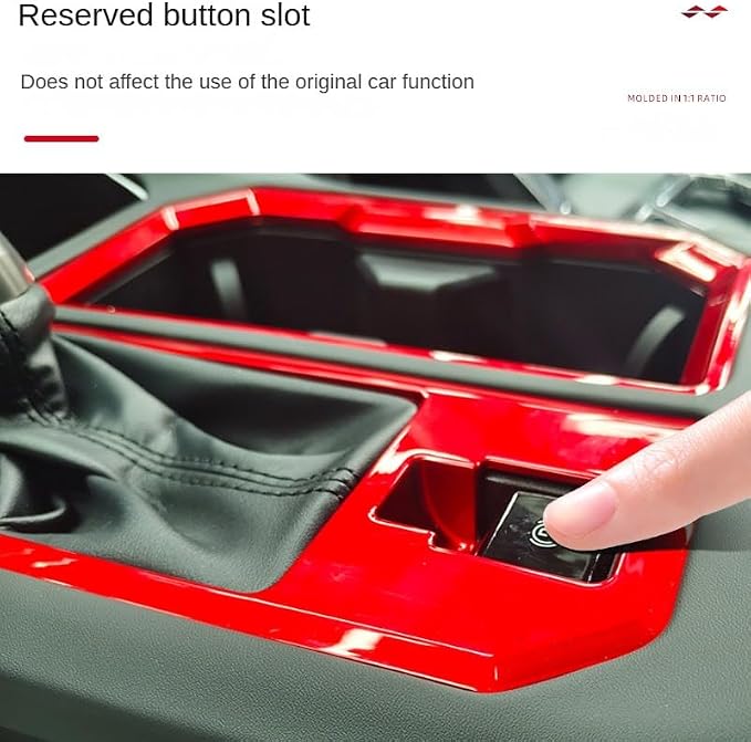 Central Control Gear Shift Panel Trim Cover Protective Frame Compatible with Toyota RAV4 XLE Premium/LE/SE/XSE/Woodland 2026+, Center Console Gear Shift Panel for RAV4 2026 2027, ABS(Silver)