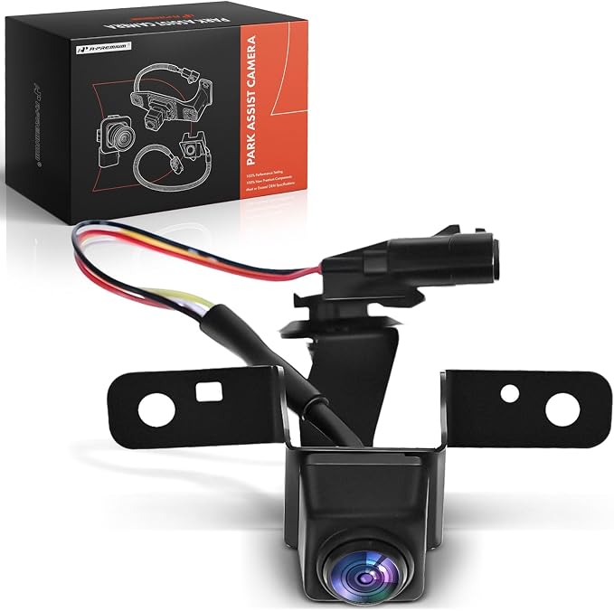 A-Premium Front View Backup Camera Compatible with Nissan | Parking Camera for 2017 2018 2019 2020 Rogue - Replace# 284F16FL1A
