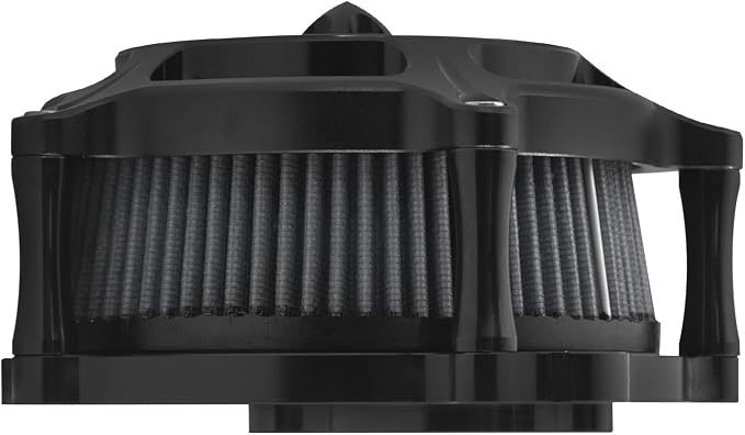 Air Cleaner Filter Aluminum Fit for Harley Touring Road King Street Glide Softail (Black Housing Grey Element, D For M8 Touring 17-23 Trike 17-25 Softail 18-24)