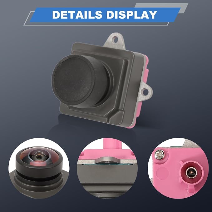 Rear View Backup Camera Compatible with Ram 2500 3500 6.4/6.7L 2019 2020 2021 2022 2023# 04672735AD 04672735AB