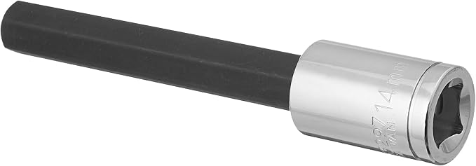 Williams JHW35297 1/2" Drive Hex Long Bit Socket, 14mm