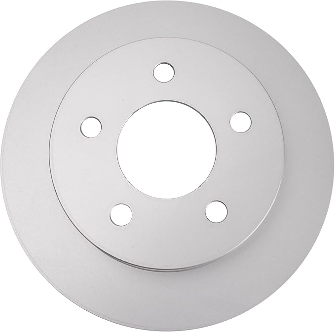 TRQ Rear Brake Rotor Set Solid G Coated Compatible with 1994-2004 Ford Mustang