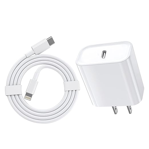 iPhone Fast Charger, 20W[Apple MFi Certified] USB Type C Fast Charging Block Power Delivery Lightning Charger with 3.3ft Lightning Cable for iPhone 13 Pro Max Mini 12 Pro 11 XS X XR
