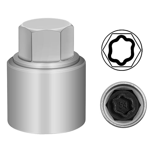 054 Wheel Locking Nut Key Compatible With BMW Series - Socket OD 27mm, ID 25mm - Lock Nut Socket Adapter, Anti-Theft Lug Nut Removal Tool, Screw Remover