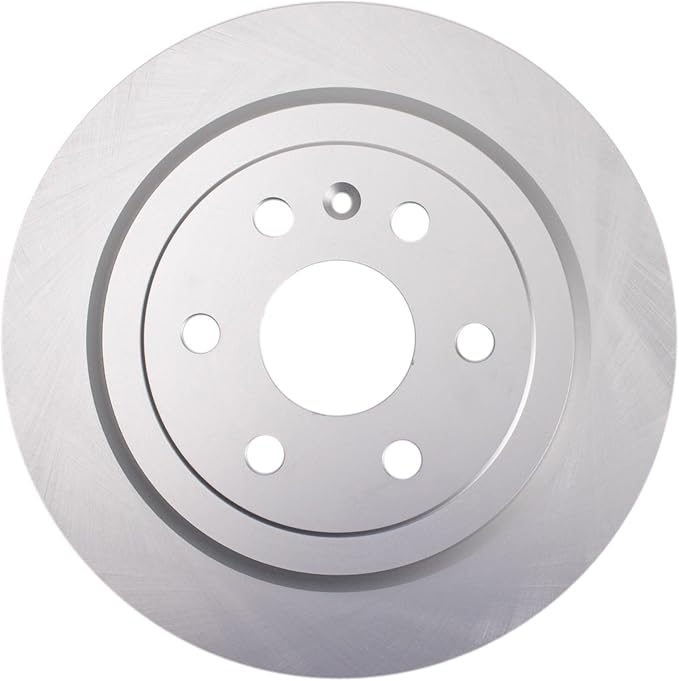 TRQ Rear Brake Rotor Set G Coated Vented Compatible with 2010-2016 Cadillac SRX 2011 Saab 9-4X