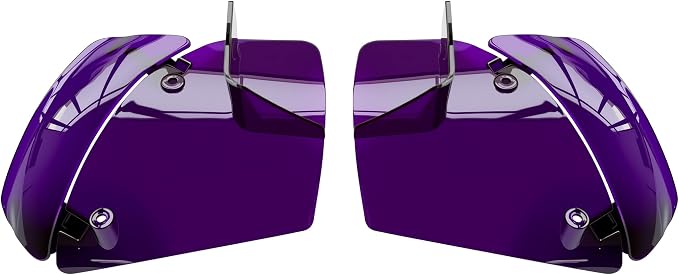 Side Wings Wind Air Deflector Fairing Fit for Harley 2024-2026 CVO Road Glide ST FLTRXSTSE 2024-2026 Road Glide FLTRX 2023-2025 CVO Road Glide FLTRXSE (Purple)
