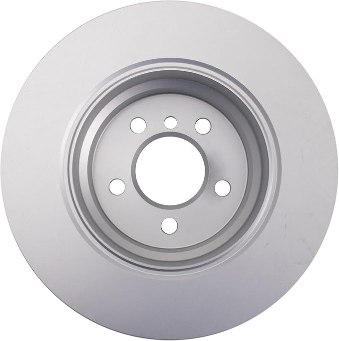 TRQ Rear Brake Rotor Set G Coated Solid Compatible with 2000-2006 BMW X5