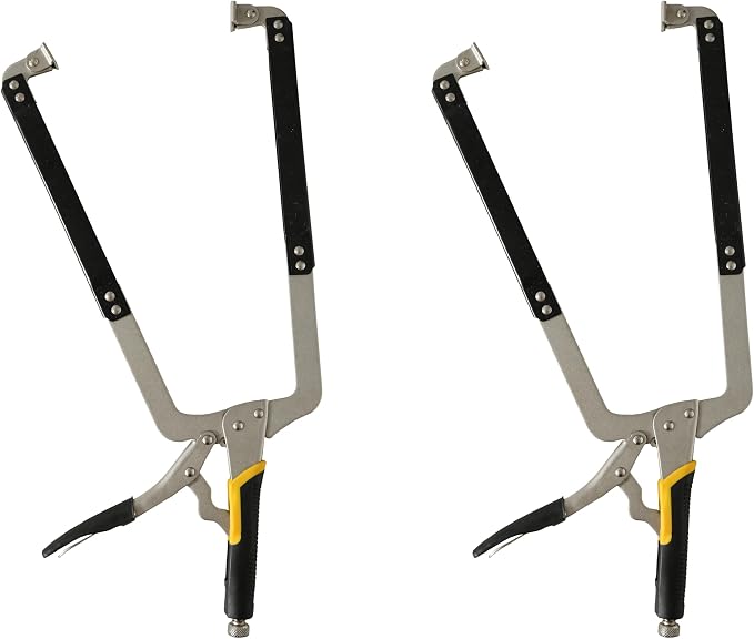Xiao & Dao Pro Locking C-Clamp with Swivel Pads 22Inch(560mm) for Woodworking,Welding,Repairing,installation,clips mount tools,Etc 2-pack
