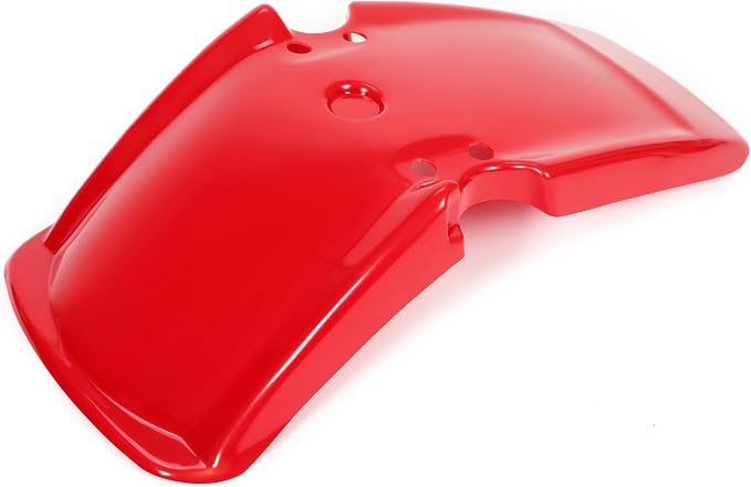 ALMULOO Front Fender Plastic ABS Red Compatible with 1983-1985 Honda ATC200X Three‑Wheeler