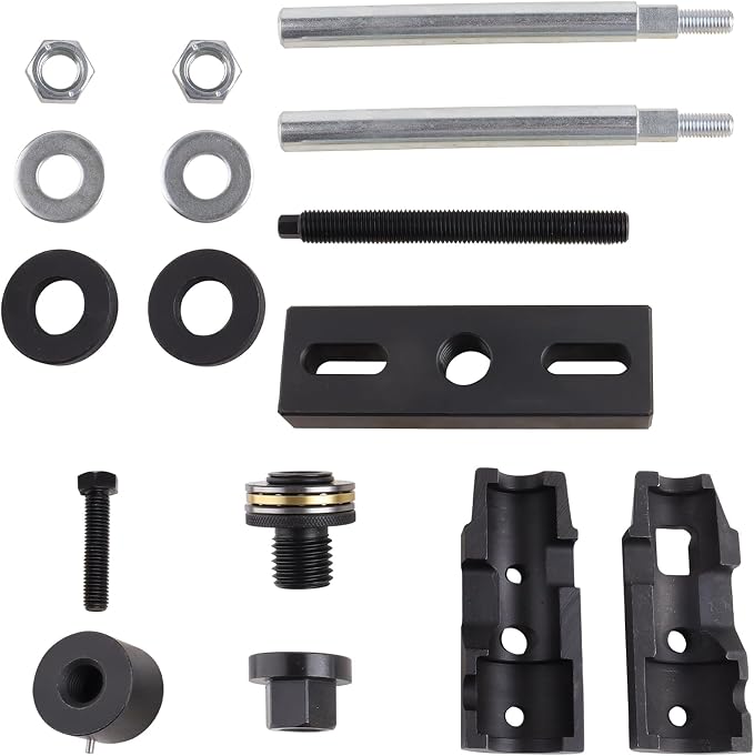 Upgraded 303-1706 Diesel Injector Puller for Ford 2.0 EcoBlue, Injector Removal Tool Kit with Metal Buckles & Shadow Foam Case, Fits Ranger, Transit, Focus, High Strength Alloy Steel