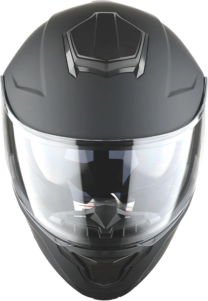 1Storm Motorcycle Street Bike Modular/Flip up Dual Visor Sun Shield Full Face Helmet HJK920