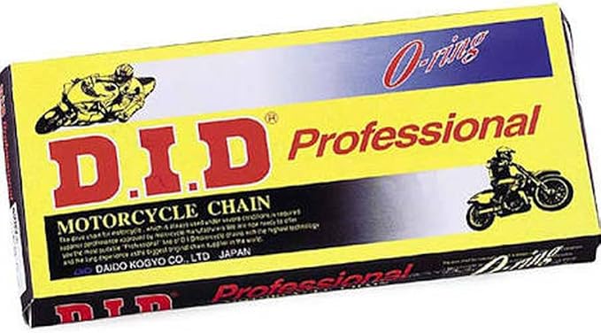 DID (420V-134) Steel 134 Link Professional V Series O-Ring Chain with Connecting Link