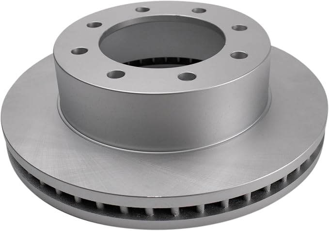 TRQ Front Brake Rotor Set G Coated Vented Compatible with 2005-2013 Ford F-250 Super Duty 2005-2012 F-350 Super Duty 2005-2010 F-450