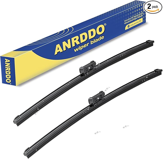 2 wipers Replacement For Q5 SQ5 2009-2018/S5 RS5 2008-2018/Q3 2011-2017/A4 S4 2009-2018 Original Equipment Windshield Wipers 24+20 (Set of 2) Top Lock