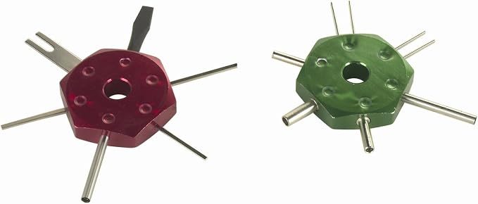OTC 4822 2-Piece Wire Connector Tool Set - Use to Remove Terminals from Connector Housing Without Damage to the Terminal or Connector; 12 Different Tool Styles Fit Most Common Connectors