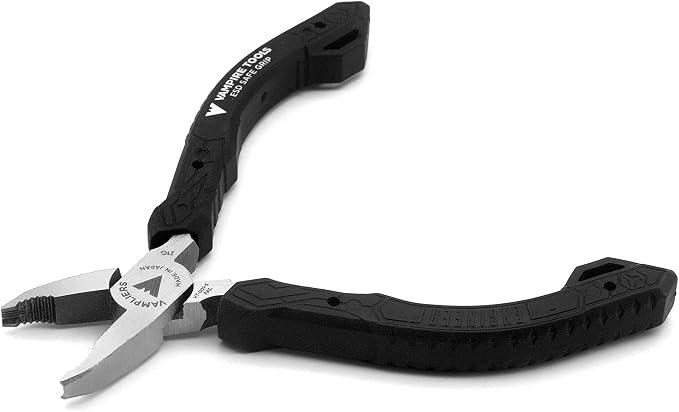 VAMPLIERS 2-PC Screw Extraction Pliers Set: 5" Mini ESD Safe Plier + 7" Screw Removal Pliers. Unique Non-slip Jaws. Made in Japan.