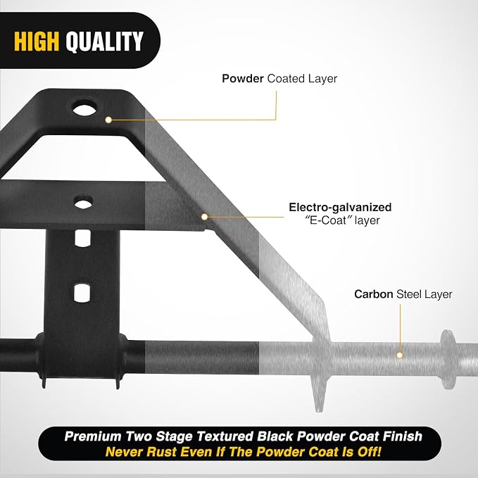 Nilight Boat Trailer Dolly Solid Steel Heavy Duty 600 Pound Capacity with 10" Polyurethane Tires 1-7/8" Hitch Ball