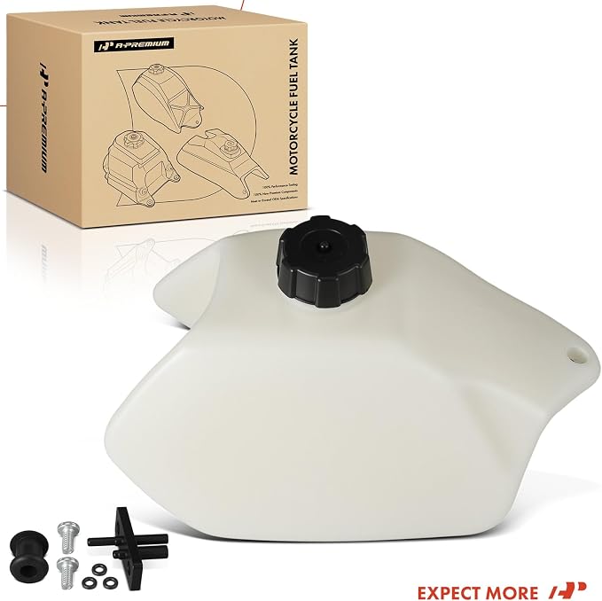 A-Premium Fuel Gas Tank with Cap Compatible with Honda | for FourTrax 70 1986 1987