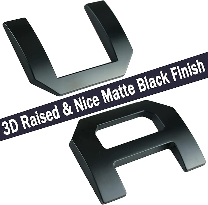 Pukonger Tailgate Insert Letters Compatible with Tundra 2014 2015 2016 2017 2018 2019 2020 2021 3D Emblems with Strong Adhesive Matte Black
