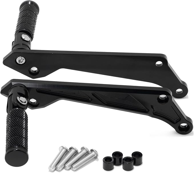 TOFR Rear Footrest Pedal Bracket for Talaria Sting/Talaria Sting MX3 / Talaria Sting R MX4 / Talaria Sting MX5 Pro/Komodo Electric Dirt Bike Footpegs
