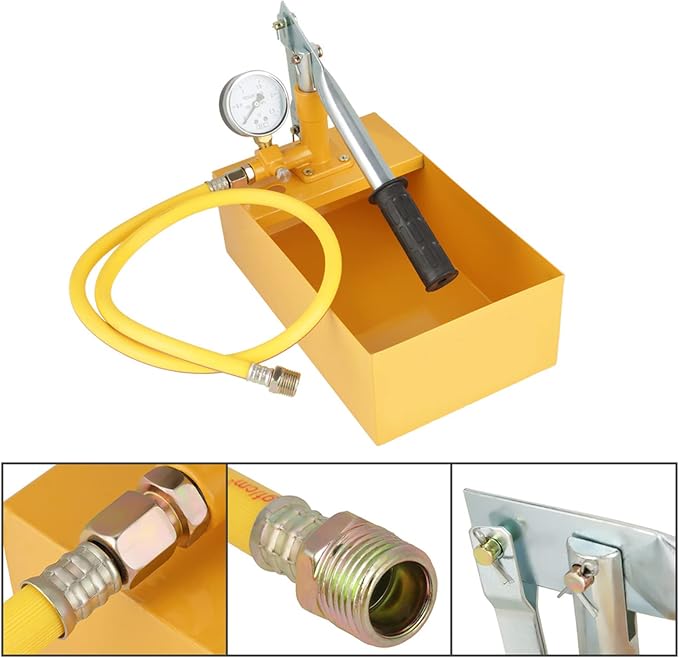 2.5Mpa 25KG Manual Hydraulic Water Pressure Test Pump Pipeline Tester Tool Carburetor Pressure Tester Mrisata