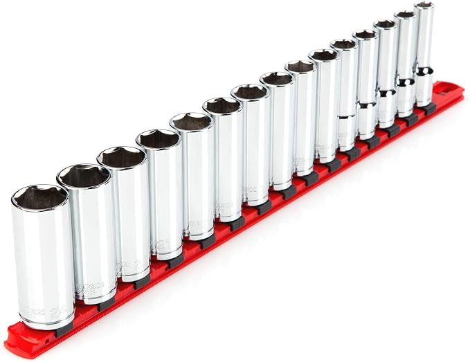 TEKTON 1/2 Inch Drive 6-Point Socket Set, 15-Piece | SHD92106