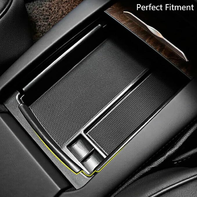 for 2016-2021 Tesla Model S/Model X Wireless Charger, Center Console Qi Charging Station Storage Box Organizer Tray fits Tesla S Accessoires