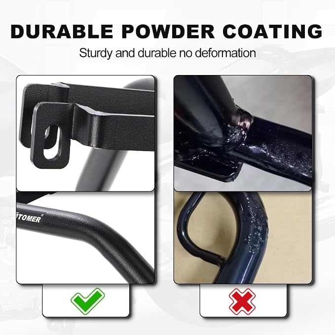 Xitomer Motorcycle Engine Guard Compatible with NAVI 110 2025 2024 2023 2022 Crash Bar Steel Protector Bumper Guards