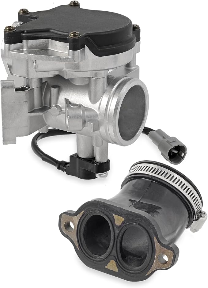 Throttle Body & Adapter For Polaris Ranger XP 700 6x6 4x4 EFI 2006 2007 2008 2009 Ranger Crew 700 2008-2009 1203160