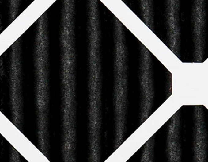 Nordic Pure 10x20x1 (Actual Size: 9 1/2 x 19 1/2 x 3/4) Pure Carbon Pleated Odor Reduction Furnace Air Filters 3 Pack