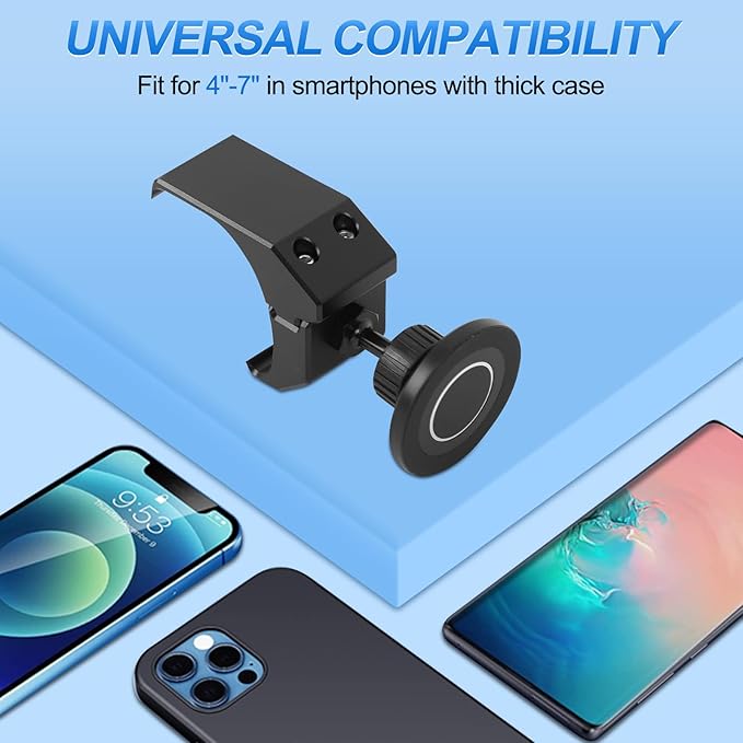 Magnetic Phone Holder Compatible with Land Rover Defender 110 130 2020-2025, 360° Adjustable Dash Phone Mount Holder for All Smartphones (for High Trim (Leather Dashboard))