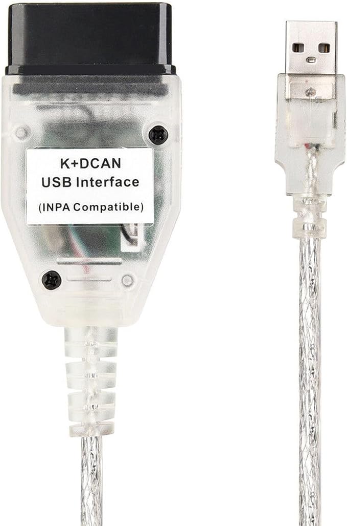 K+CAN K+DCAN USB Interface Cable Compatible with Inpa Cable BMW Switch FT232RL for BMW E-Series OBD2 Scanner Diagnostic Tool Code Reader Car Ediabas