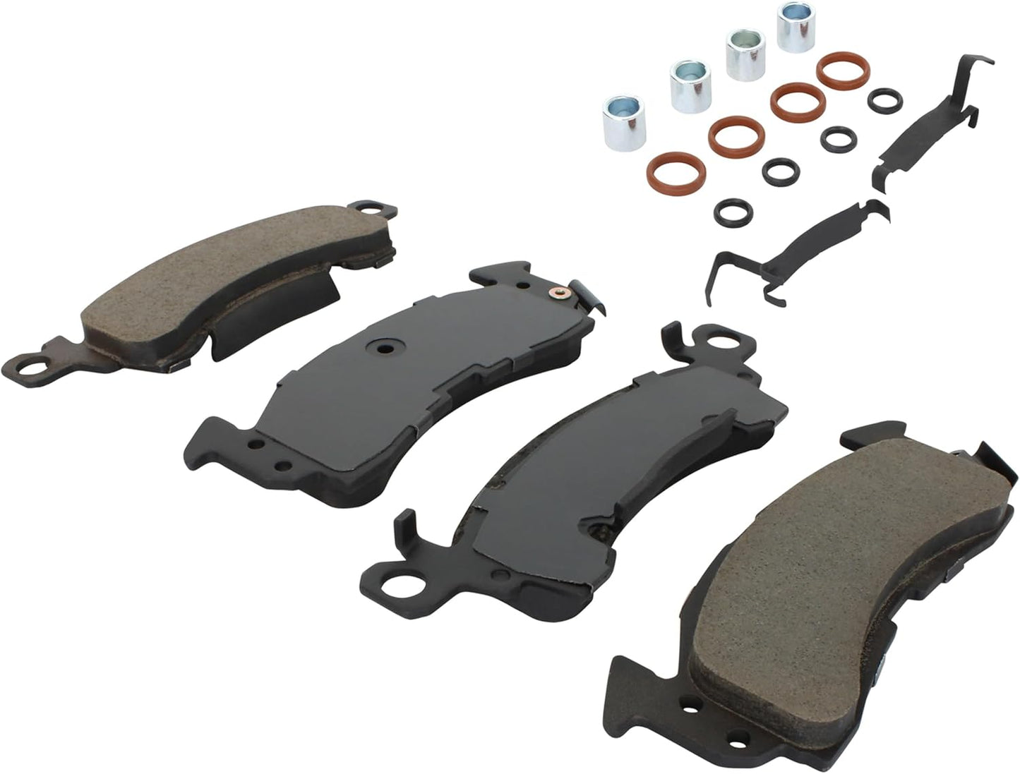 Premium Ceramic Front Brake Pads (1001-0052C) Compatible with 1967-2002 Buick/Cadillac/Chevrolet/GMC/Jeep/Oldsmobile/Pontiac (C10/C1500/C20/C2500/C30 Pickup/C35/Camaro & More)