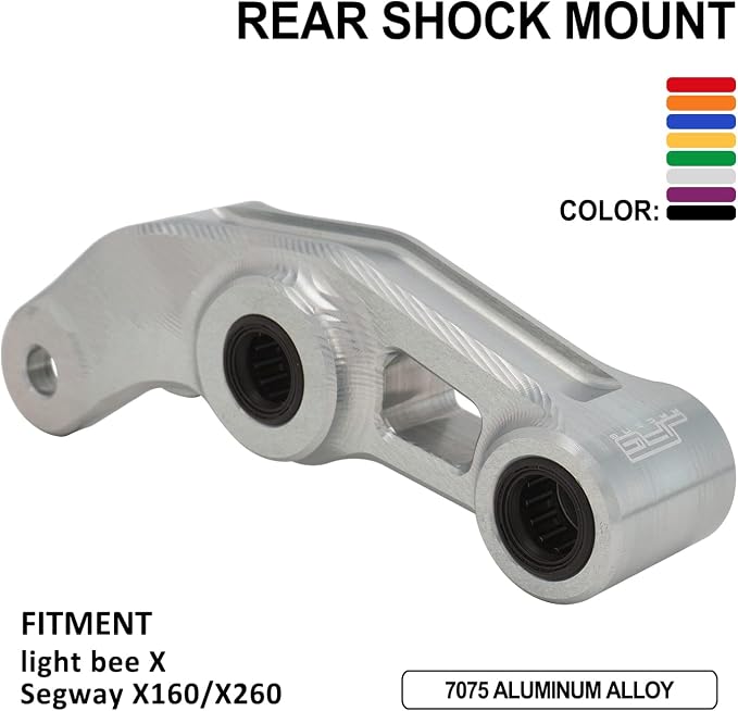 JFG RACING Sur Ron Suspension Linkage Kit Motorcycle Rear Progressive Suspension Link Kit Compatible To Sur Ron X X160 X260 Electric Dirt Bike ICE SILVER